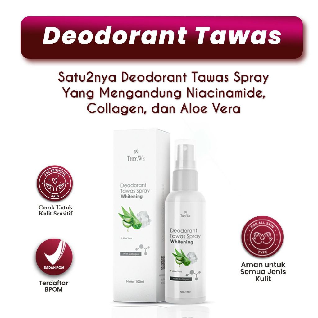 They.We Deodorant Spray Tawas ketiak original