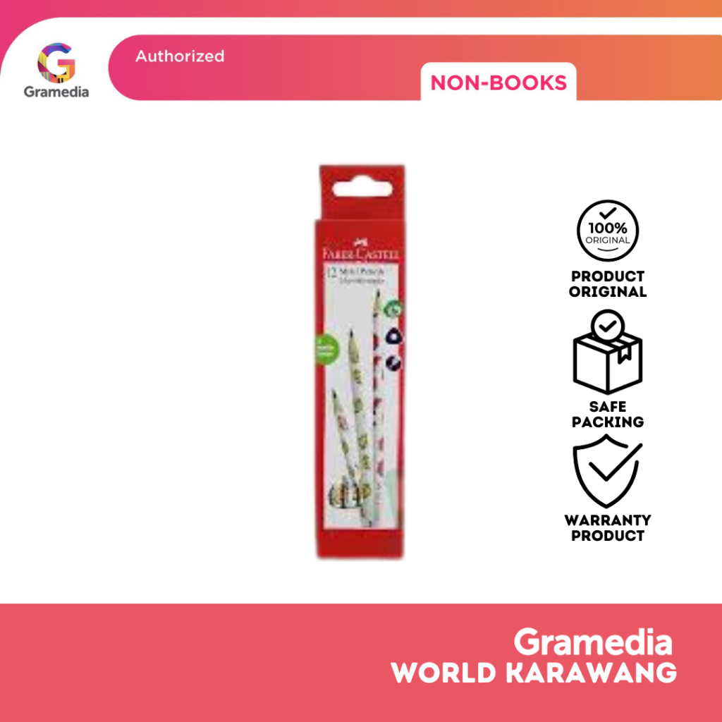 

FABER CASTELL PENCIL MOTIF COW PACK OF 12 - Gramedia Karawang