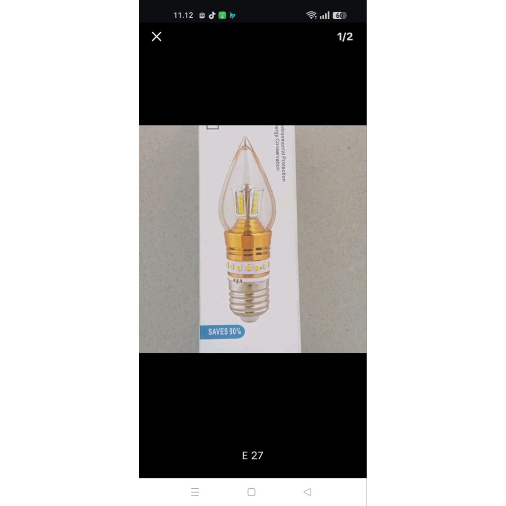 bolam LED E 27/ E14 white 5 watt