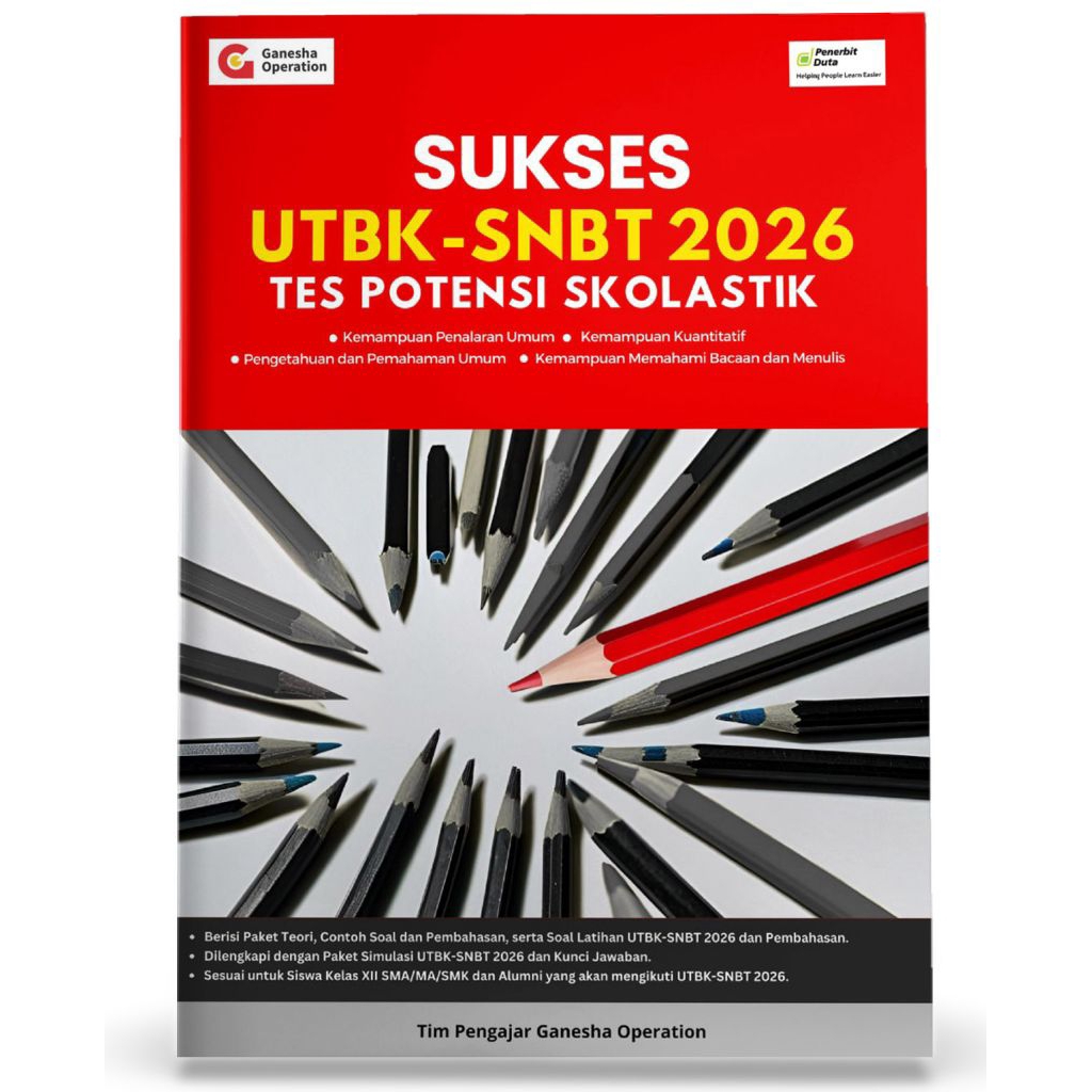 

Penerbit duta SUKSES UTBK-SNBT 2026: TES POTENSI SKOLASTIK