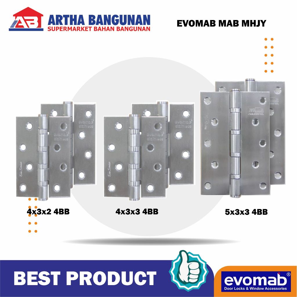 EVOMAB MHJY-SERIES ENGSEL PINTU/JENDELA