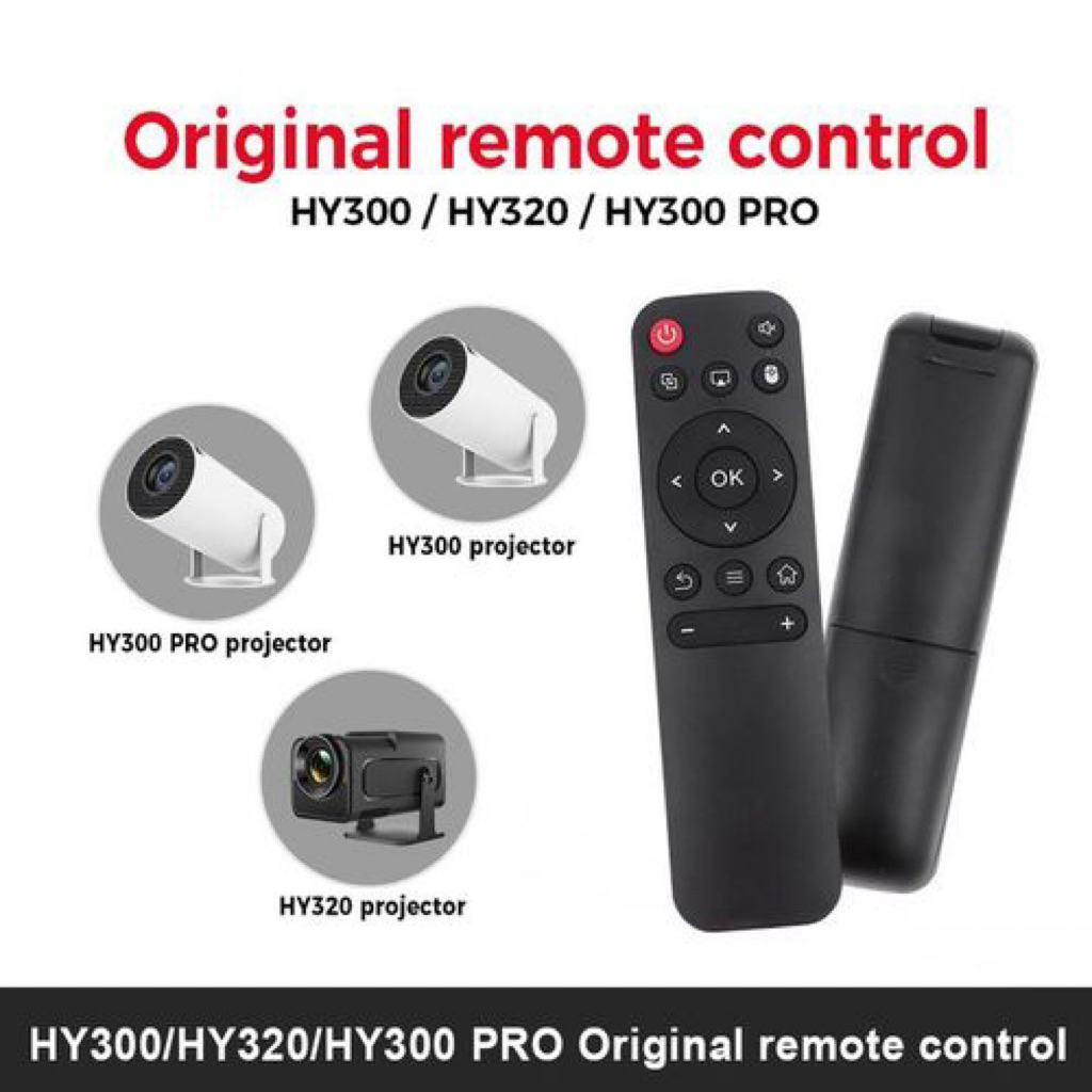 Remote Portable Proyektor Hy300 Pro projector Hy320 Hy300 pro