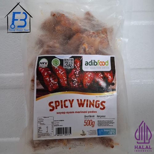 

Spicy Wings - Sayap Ayam Marinasi Pedas 500 gr