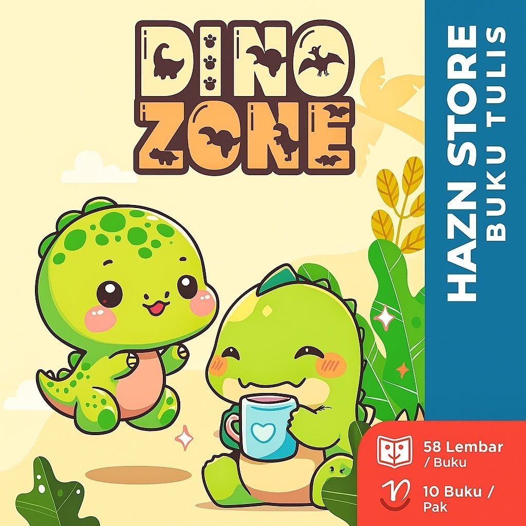 

Hazn Store Buku Tulis SD SMP SMA 38/42/58 Lembar - 10 Buku