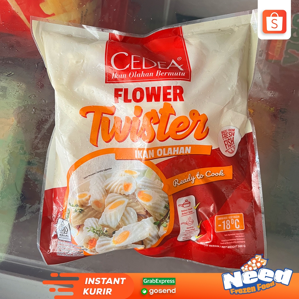 

CEDEA FLOWER TWISTER 500GR | SEAFOOD CEDEA | OLAHAN IKAN FROZEN