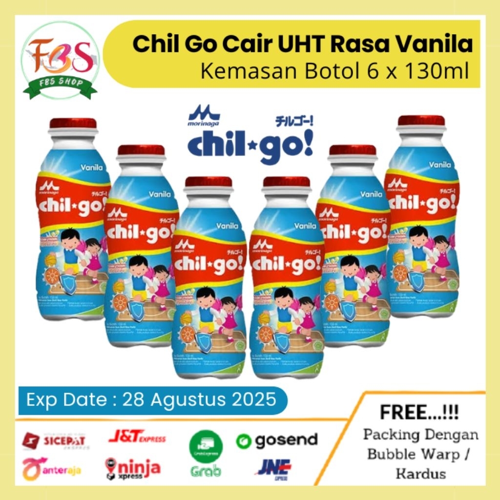 

Chil Go Liquid Cair Rasa Vanila 6 x 130ml