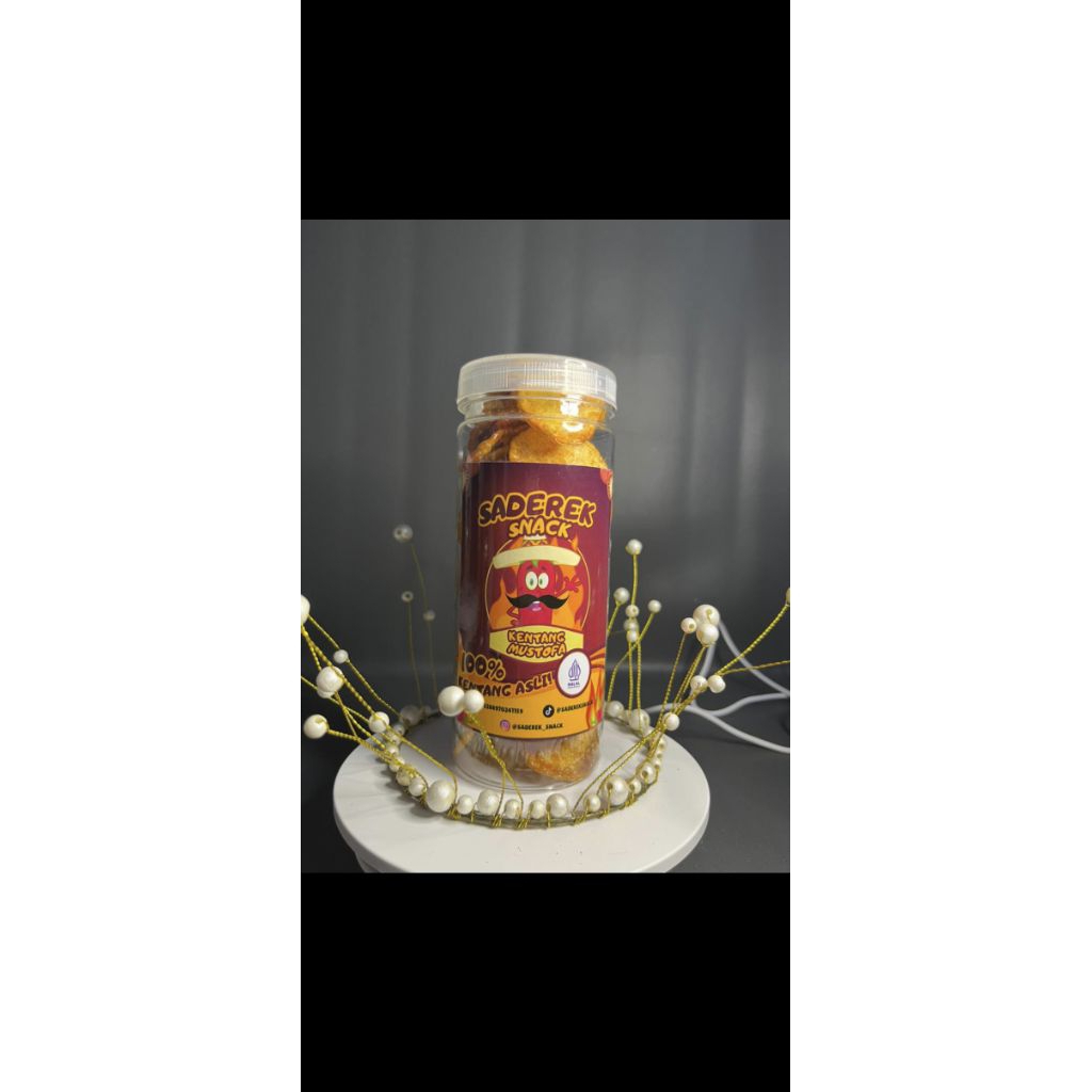 

Kripik kentang mustofa By SADEREK snack 130gram