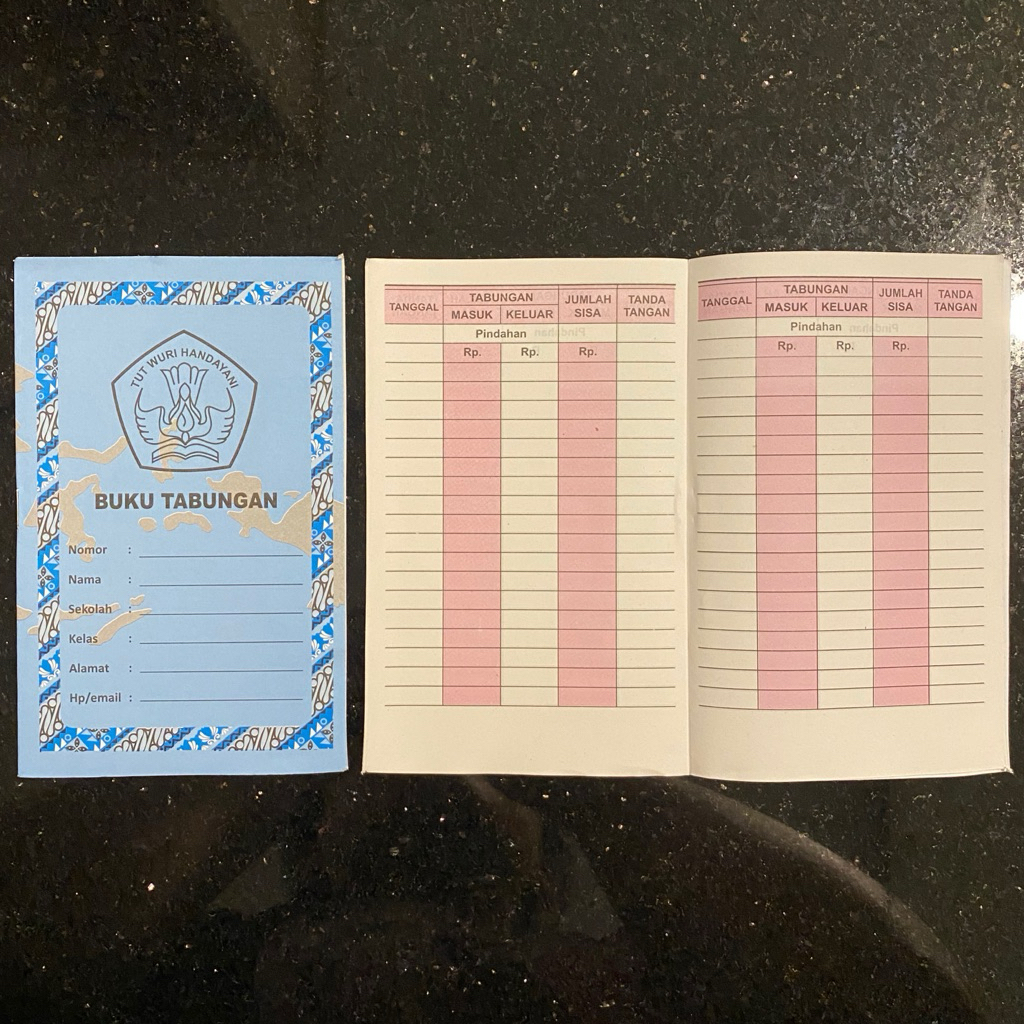 

Buku Tabungan Kecil / Buku Tabungan Anak / Buku Tabungan Sekolah [1 PCS]
