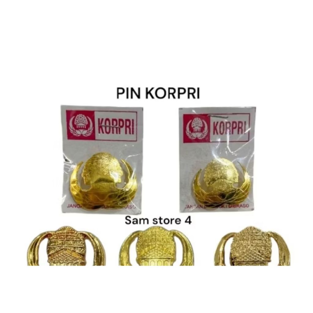 pin korpri asn lencana korpri magnet