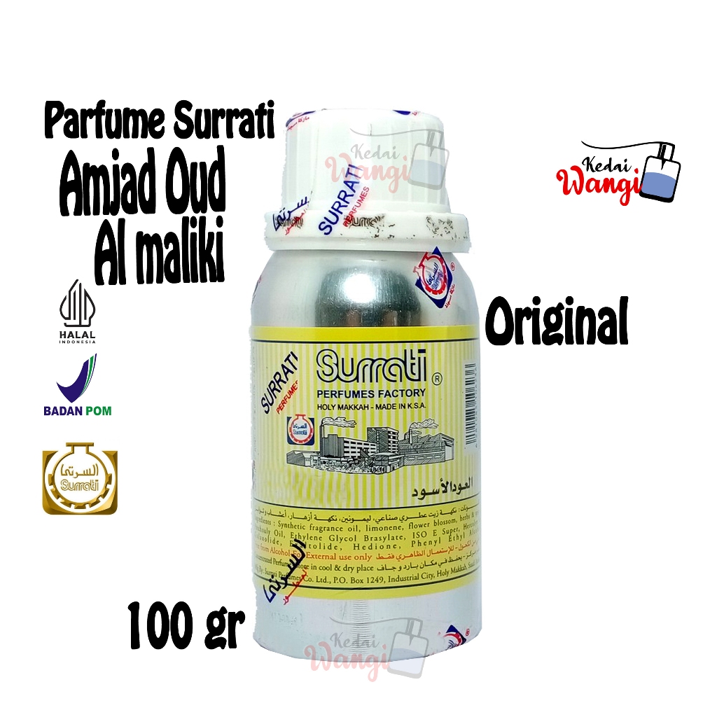 Parfume Surrati Amjad Oud Almaliki 100gr