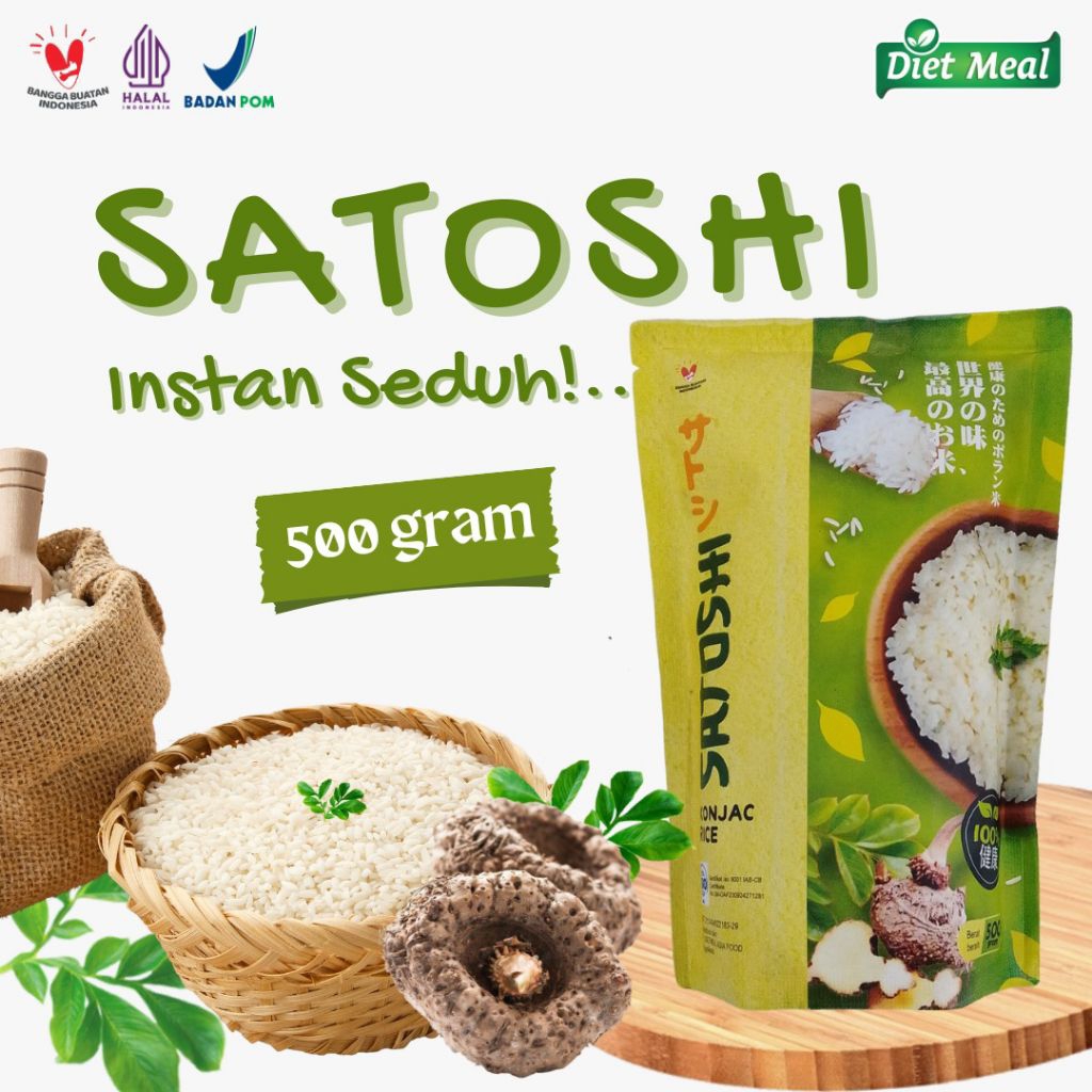 

Beras Porang Shirataki SATOSHI 500 GRAM