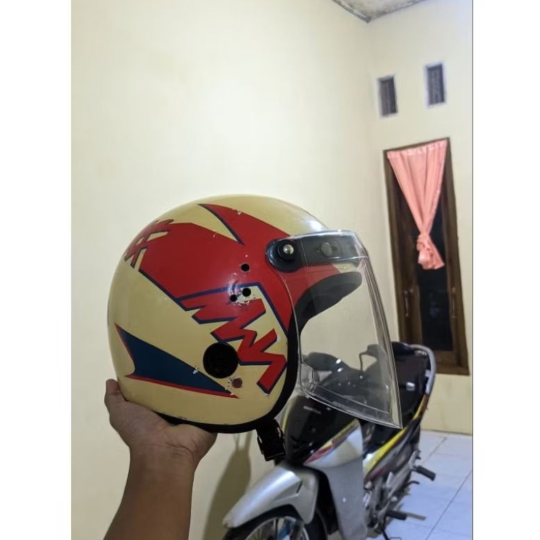 Helm Yamaha Jadul RX-KING Custom/Ori