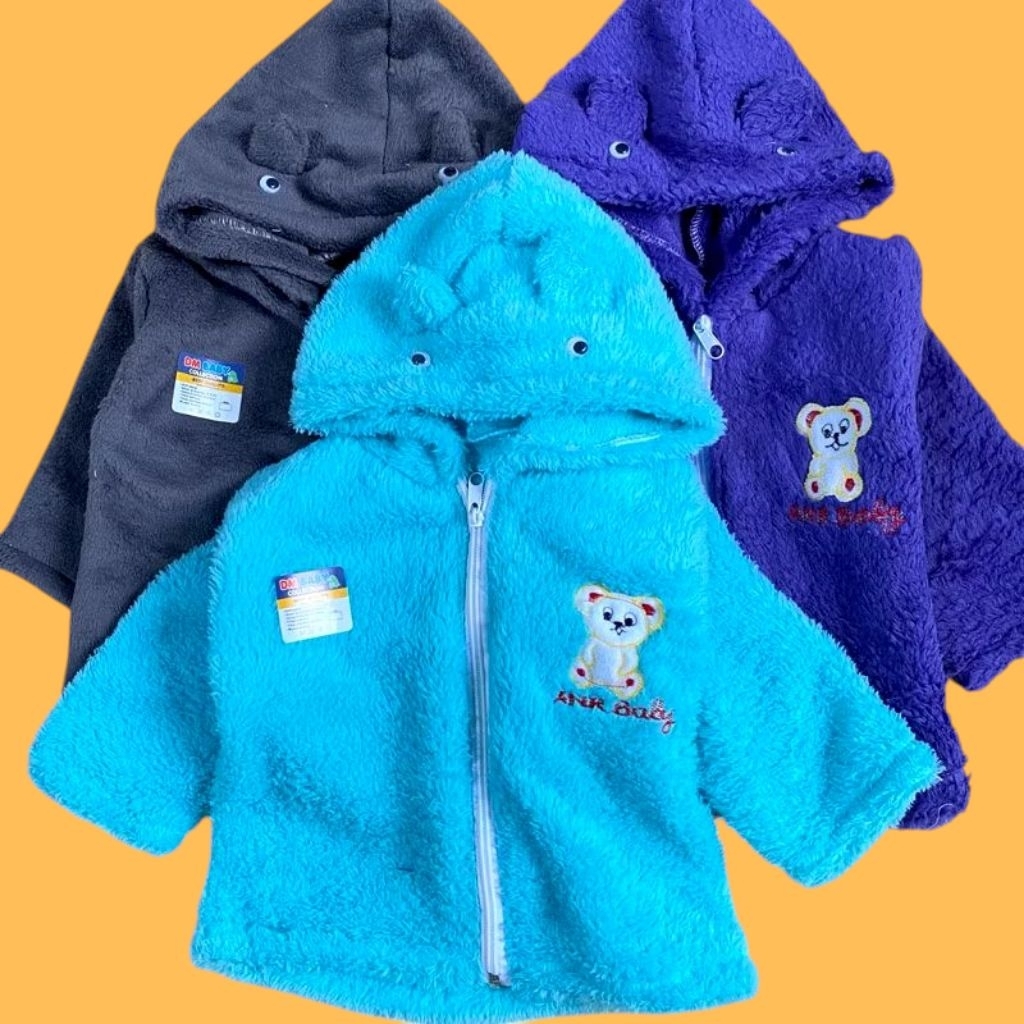 Jaket bayi berbulu dan HOODIE yang lucu jaket sweater bayi jaket anak berbulu jaket bayi laki laki u