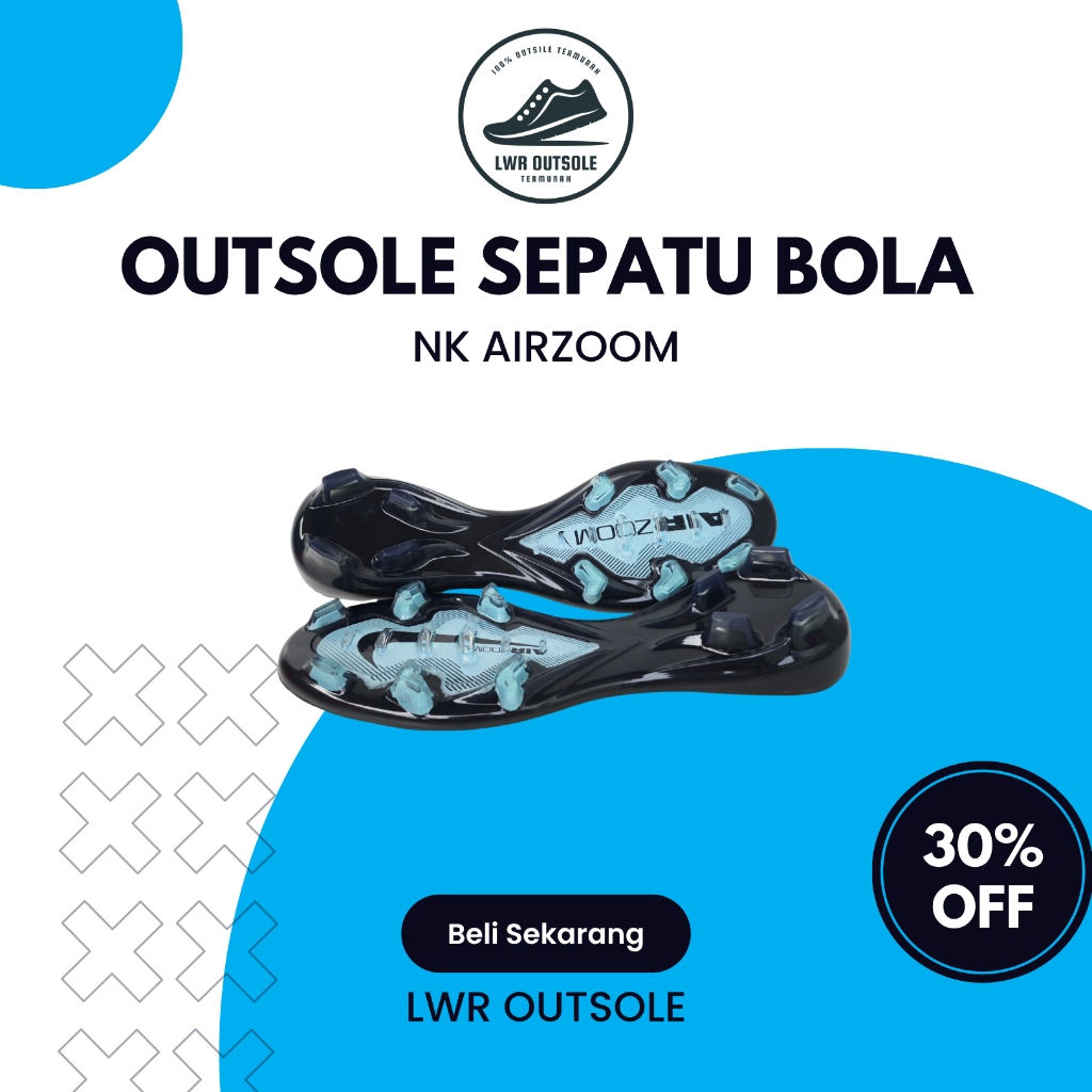 [COD] Outsole Sepatu Bola Model Airzoom - Outsole Sepatu Bola Universal - Bawahan Sepatu Bola
