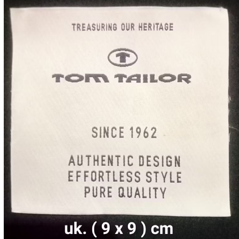 

label merek label (main) tag tom tailor