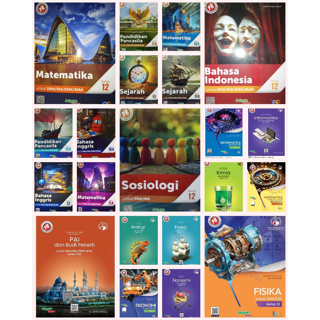 Buku lks/pr kumer Asasmen kelas 10 & kelas 11 dan kelas 12 tahun 2025/2026 intan pariwara