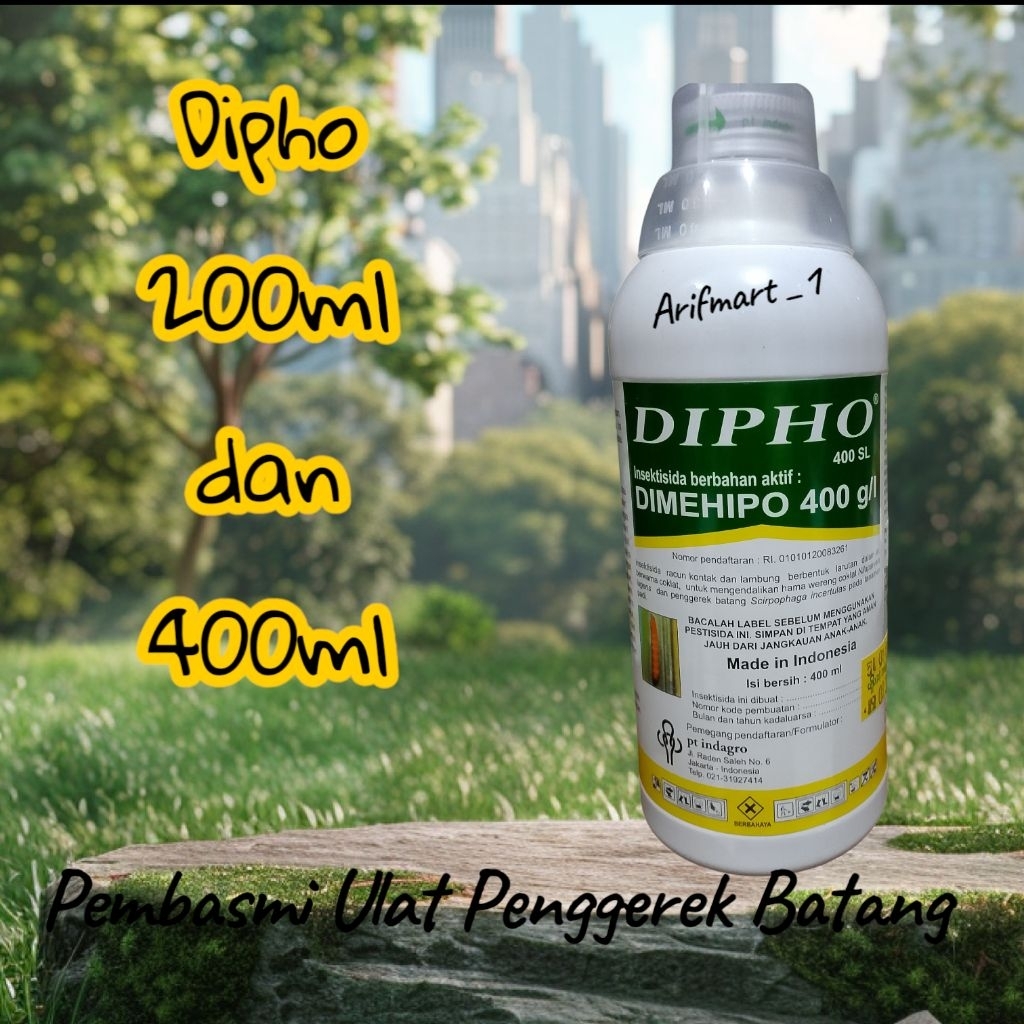 Insektisida Dipho 200ml/400ml Pembasmi Ulat Penggerek Batang