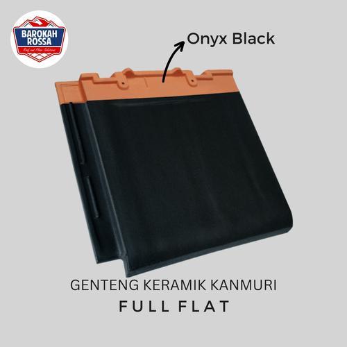 Genteng kanmuri full flat onyx black kw1