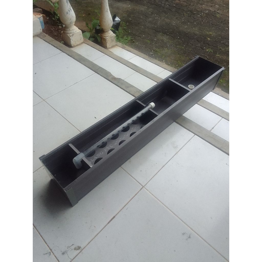Filter talang aquarium ukuran 70cm + tutup