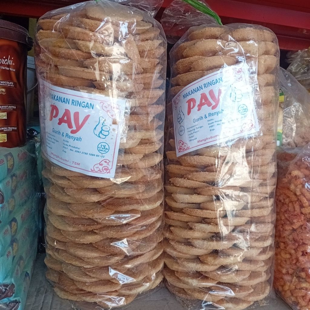 

Kue kering bolu pay, bolu panggang kering vanilla1 kg, 500gr