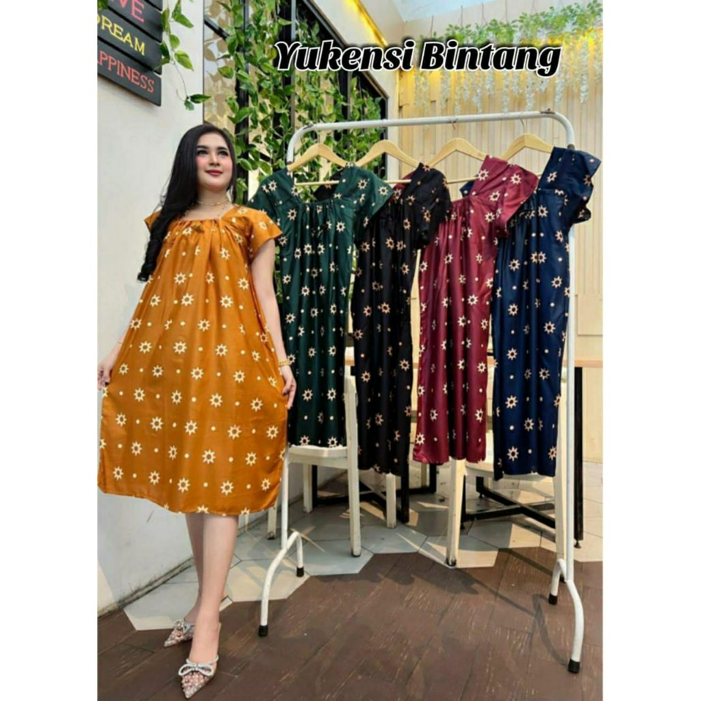 piyama yukensi wanita||daster 100 dapat 3pcs||daster yukensi||piyama wanita||dress yukensi||yukensi 