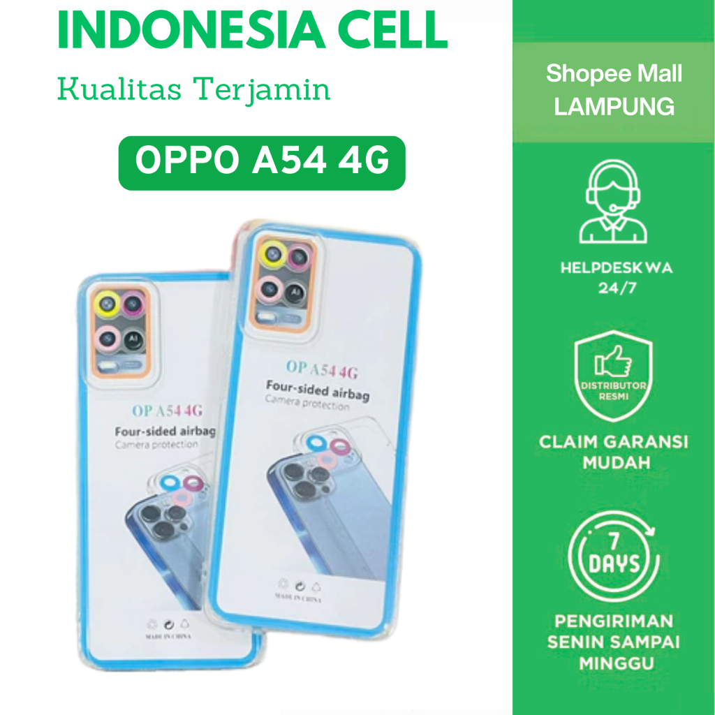 Case OPPO A54/Case Bening OPPO A54/Case Airbag OPPO A54/Anti Crack A54/Case Polos OPPO A54/Case A54