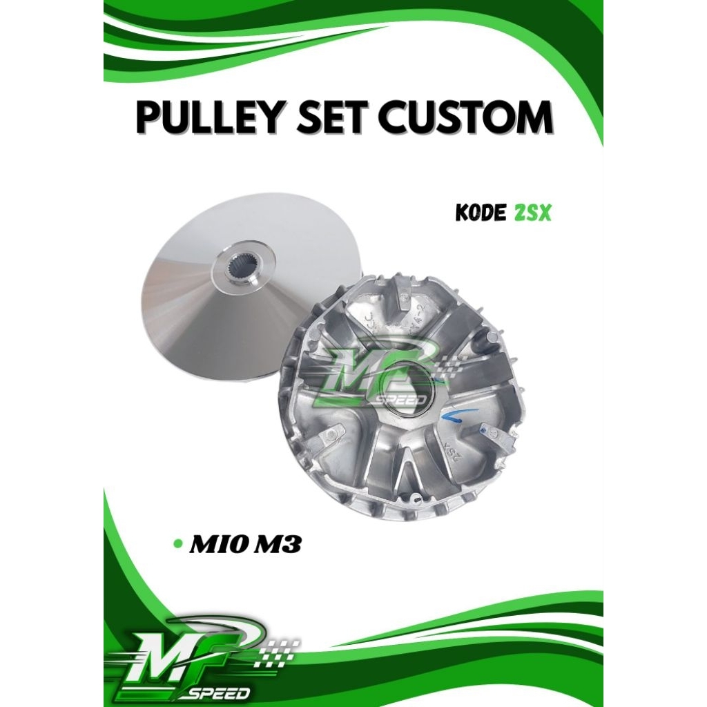 PULLEY SET RUMAH ROLLER KIPAS CUSTOM 13,5°/13,8° 2SX YAMAHA MIO M3