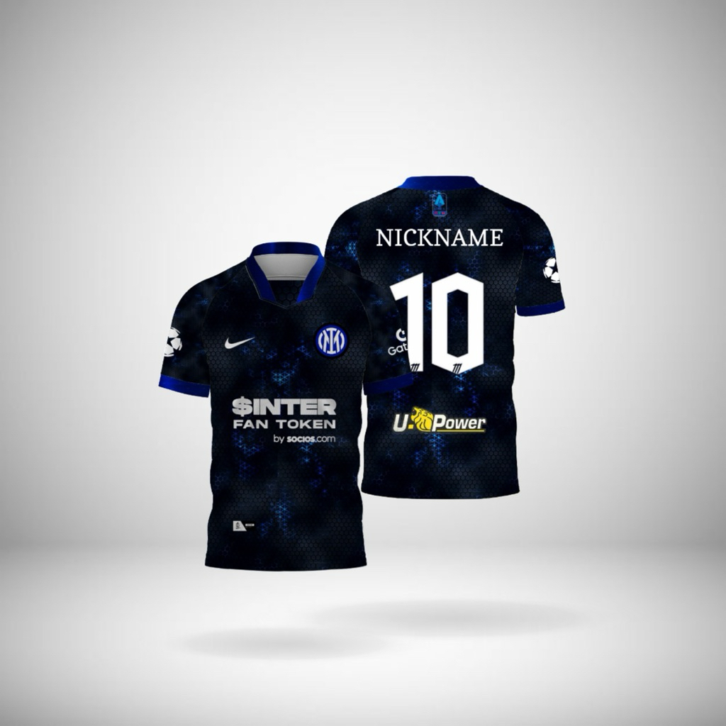 Jersey lnter Milan Custom / Full Printing / Free Nama & Nopung
