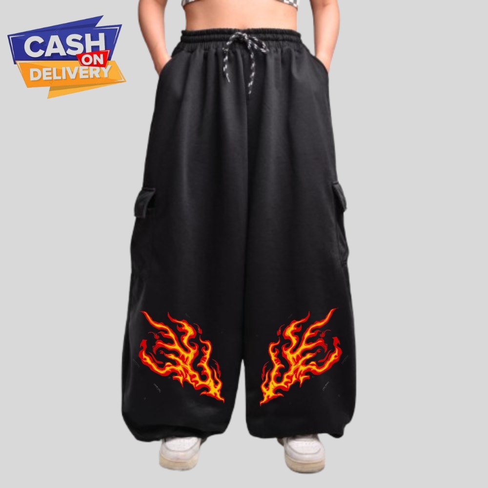 Celana Celana Panjang Baggy Bahan Fleece EST 2025 Long Pants Pria Wanita Celana Panjang Laki Laki Ba