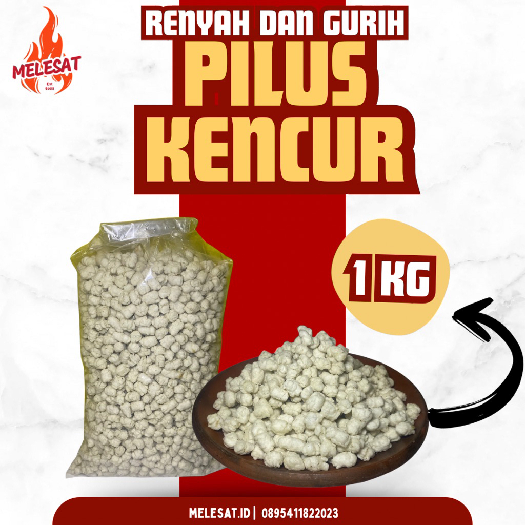 

Pilus kencur 1kg /pilus cikur /tiktak toping seblak & baso