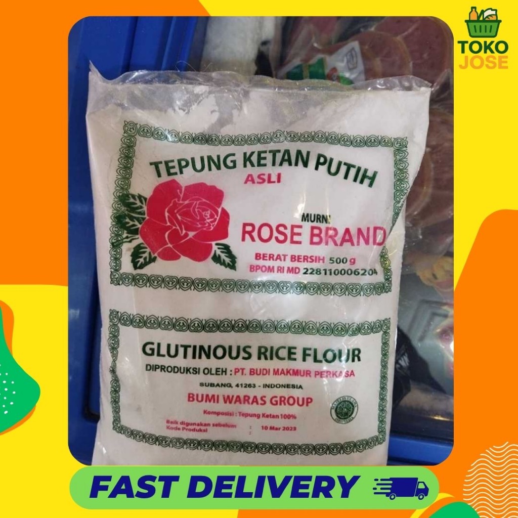 

Tepung Ketan Putih Rose Brand 500gr (1 Pcs)