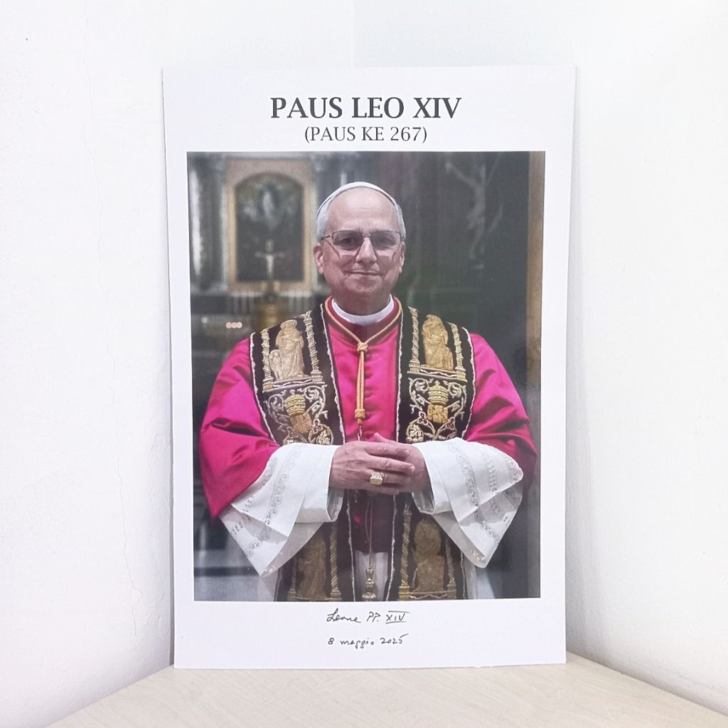 Poster Paus Leo XIV || Gambar Foto Pope