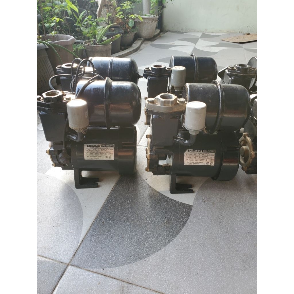 Mesin pompa air bekas shimizu tipe 230 otomatis
