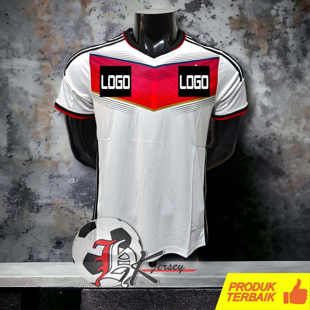 JERSEY BOLA RETRO JERMAN HOME PIALA DUNIA 2014