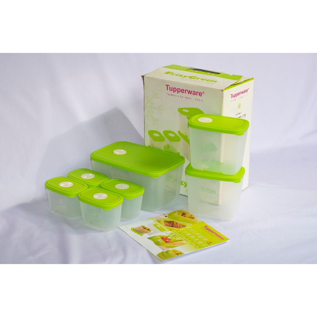Tupperware Frizy Green Collection Set