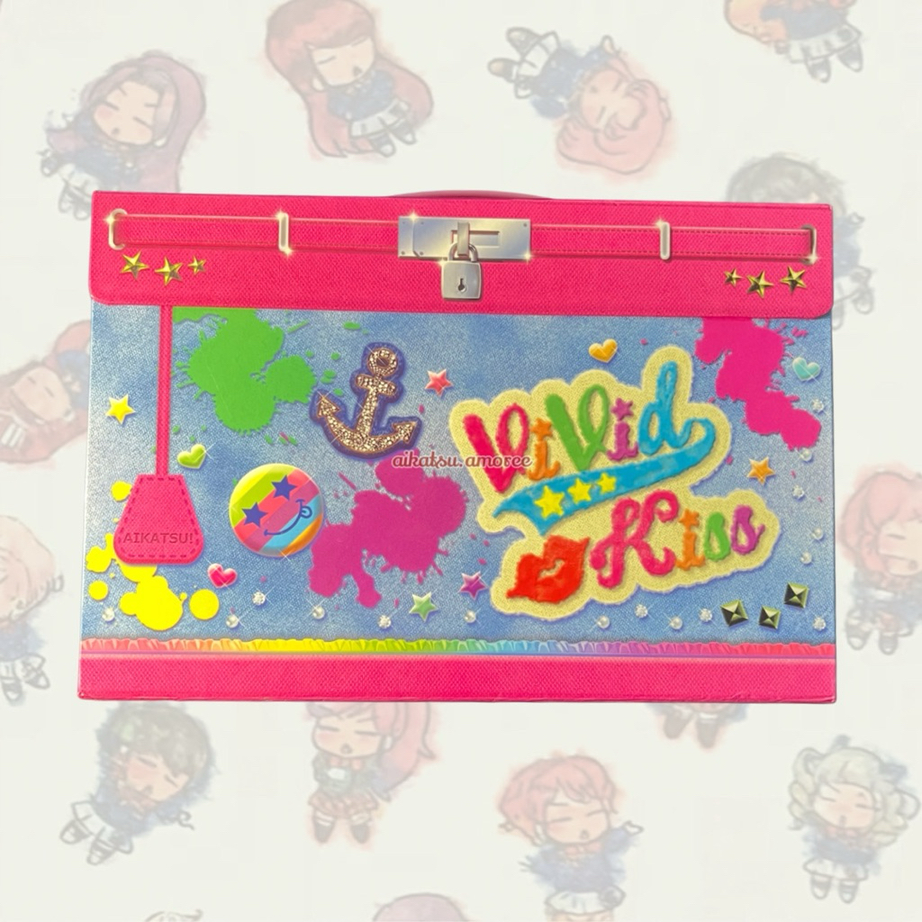 Aikatsu Official Vivid Kiss Binder Carry Bag Type 4p Mikuru Natsuki