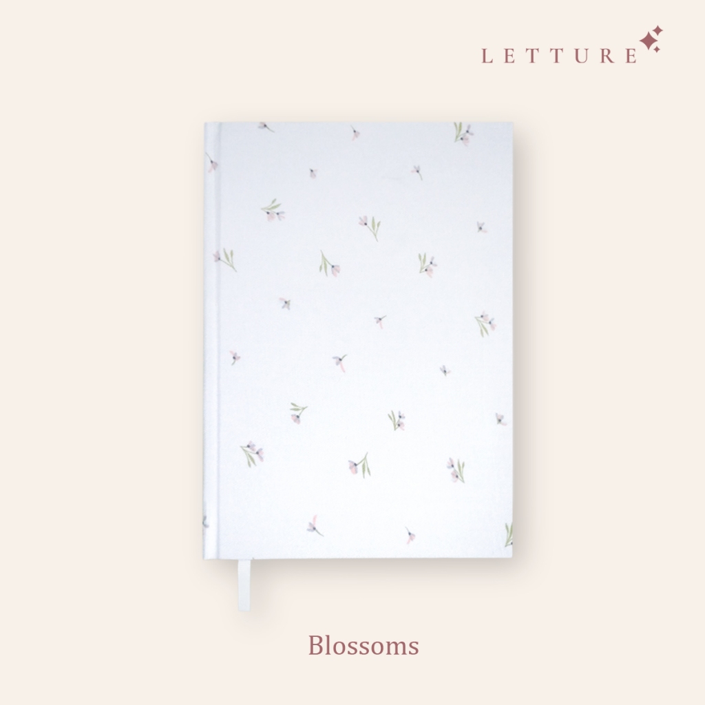

Letture Notebook A5 Hard Cover Fabric | Blossoms Series