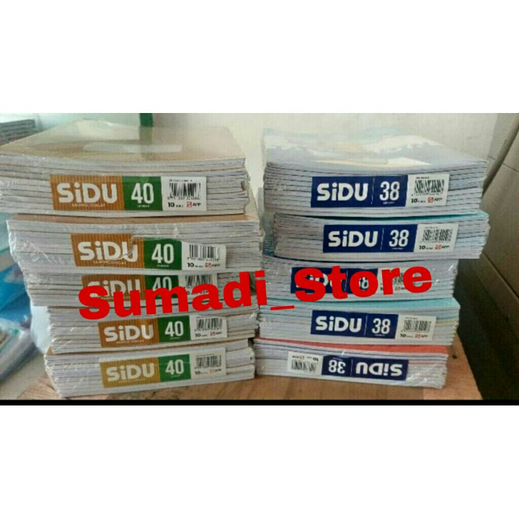 

BUKU TULIS SIDU 38 LEMBAR PACK ISI 10 PCS