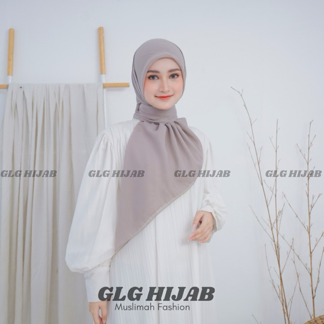 GLG HIJAB - Hijab Segi Empat Voal Paris Premium / Kerudung Sekolah Segi Empat Paris Voal Square  / J