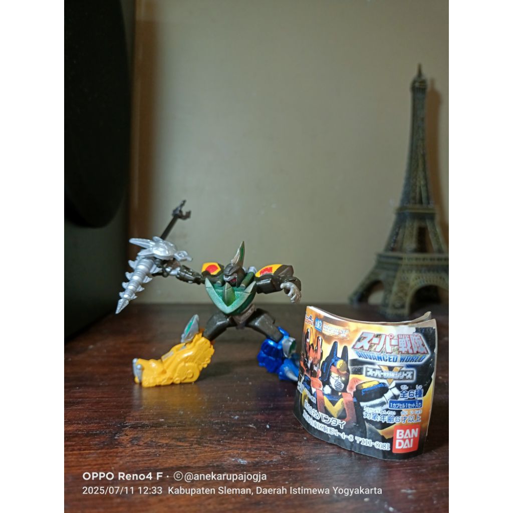 action figure robot rakit super sentai megazors bandai