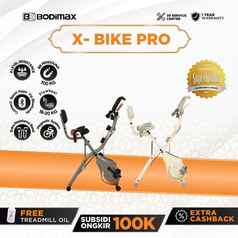 BODIMAX X-BIKE Pro Sepeda Statis Bodymax Official Shop