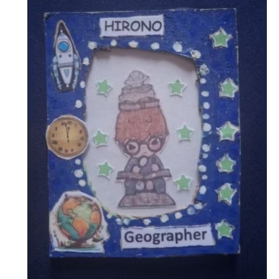 Kartu Hirono Card Kartu Karakter Anime Poster Anime Bookmark