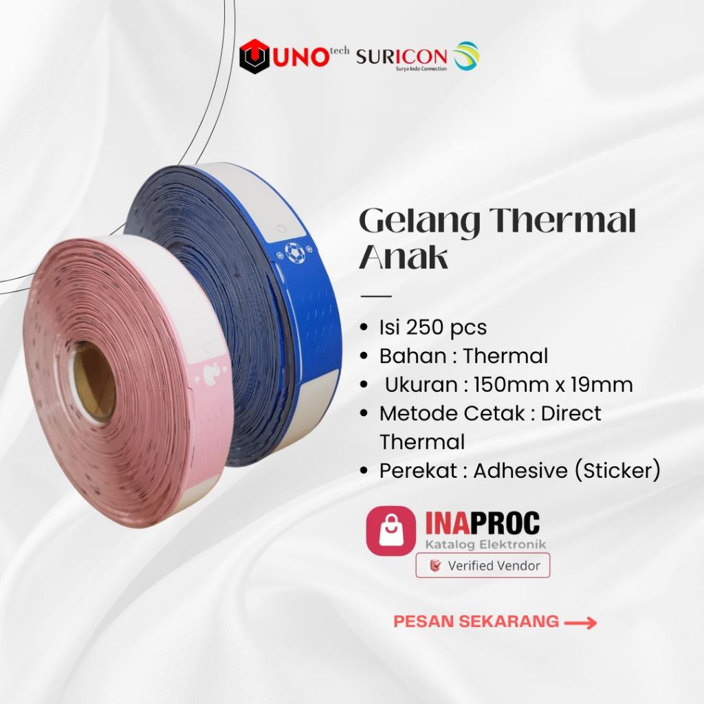 Gelang Pasien Thermal Print Anak/Bayi