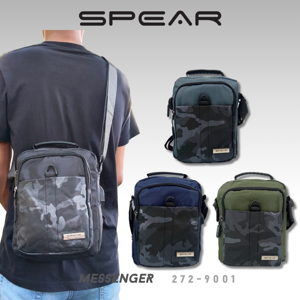 SPEAR Tas Messenger bags BRANDED Tas Bahu Pria Atau Wanita MB-272-9001