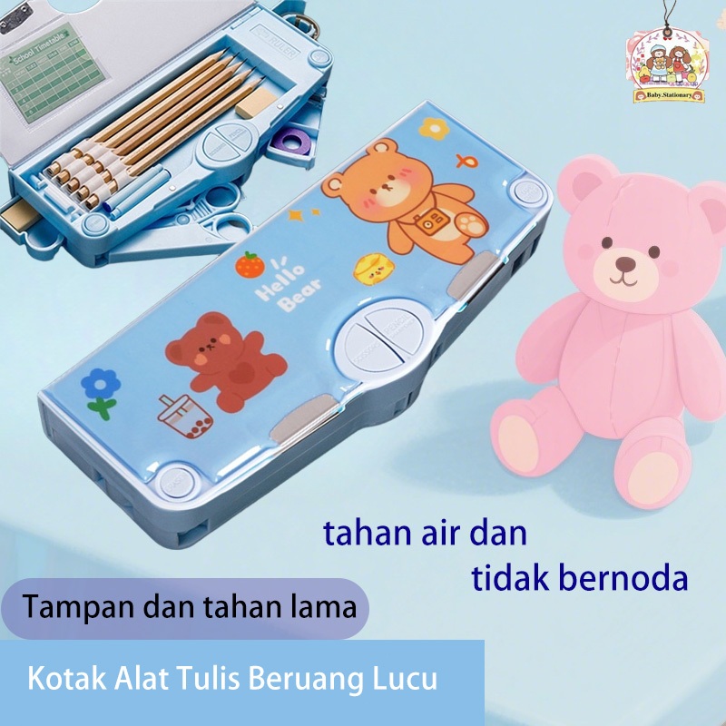 

【COD】Tempat Pensil Multifungsi Kapasitas Besar untuk Siswa Sekolah Dasar, Anak-anak, dan Taman Kanak-kanak - Desain Sederhana