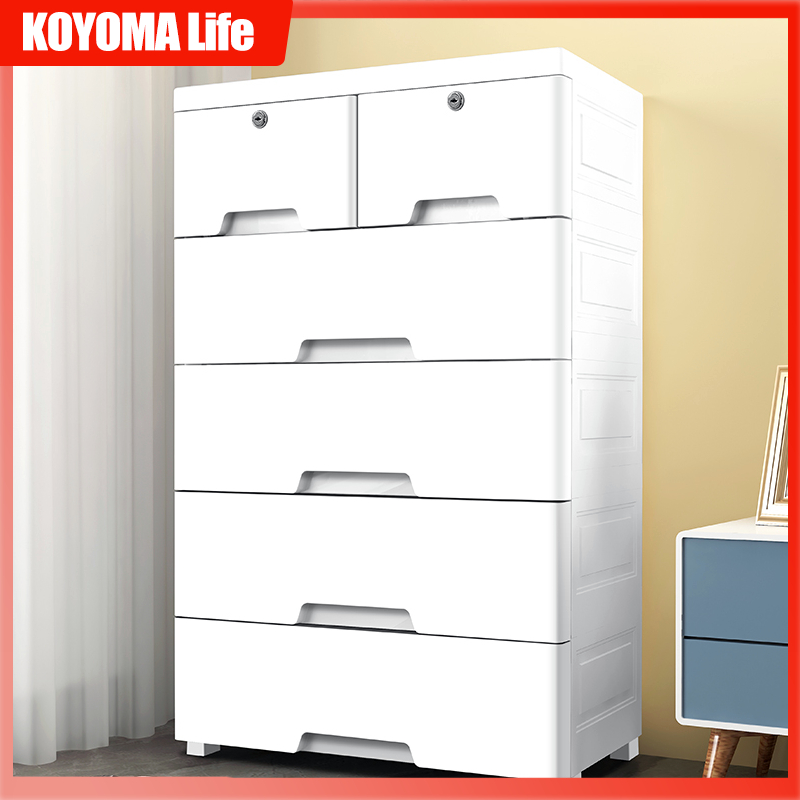 KOYOMA Loker Plastik Laci plastik Loker Plastik Lemari Plastik Lemari Pakaian Laci Plastik Kabinet