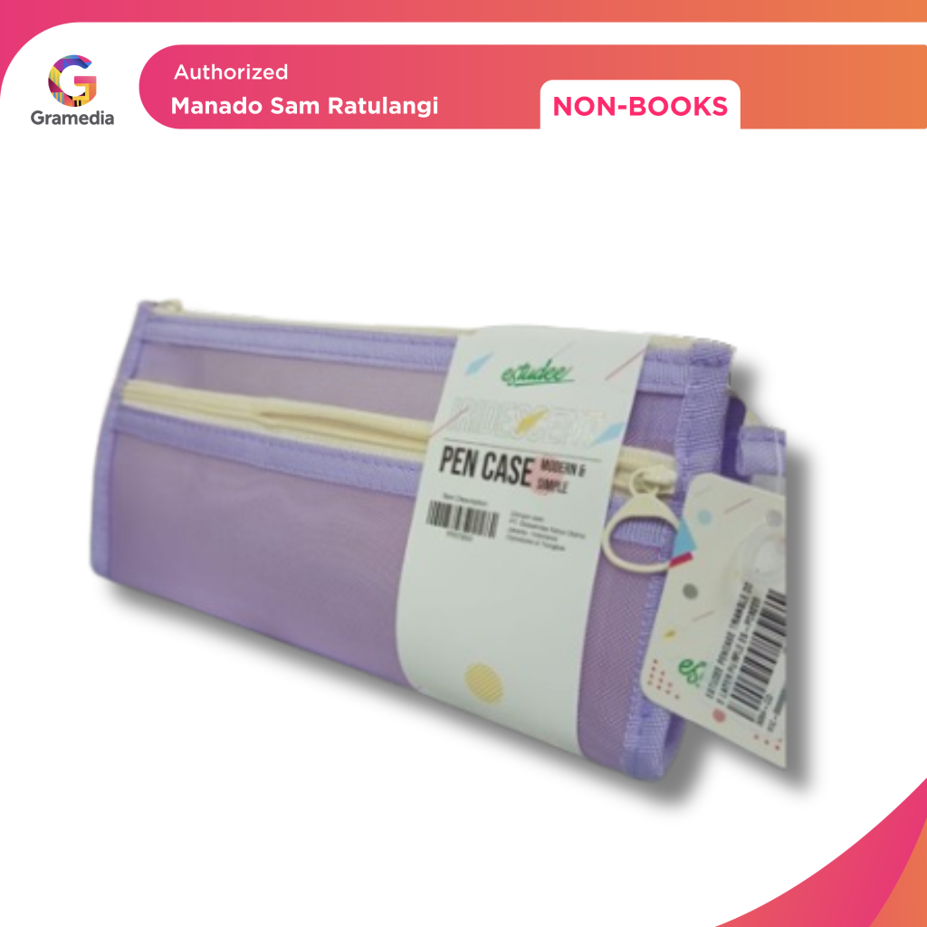 

Gramedia Manado-ESTUDEE PENCASE TRIANGLE DOUBLE LAYER PURPLE ES-PC6223