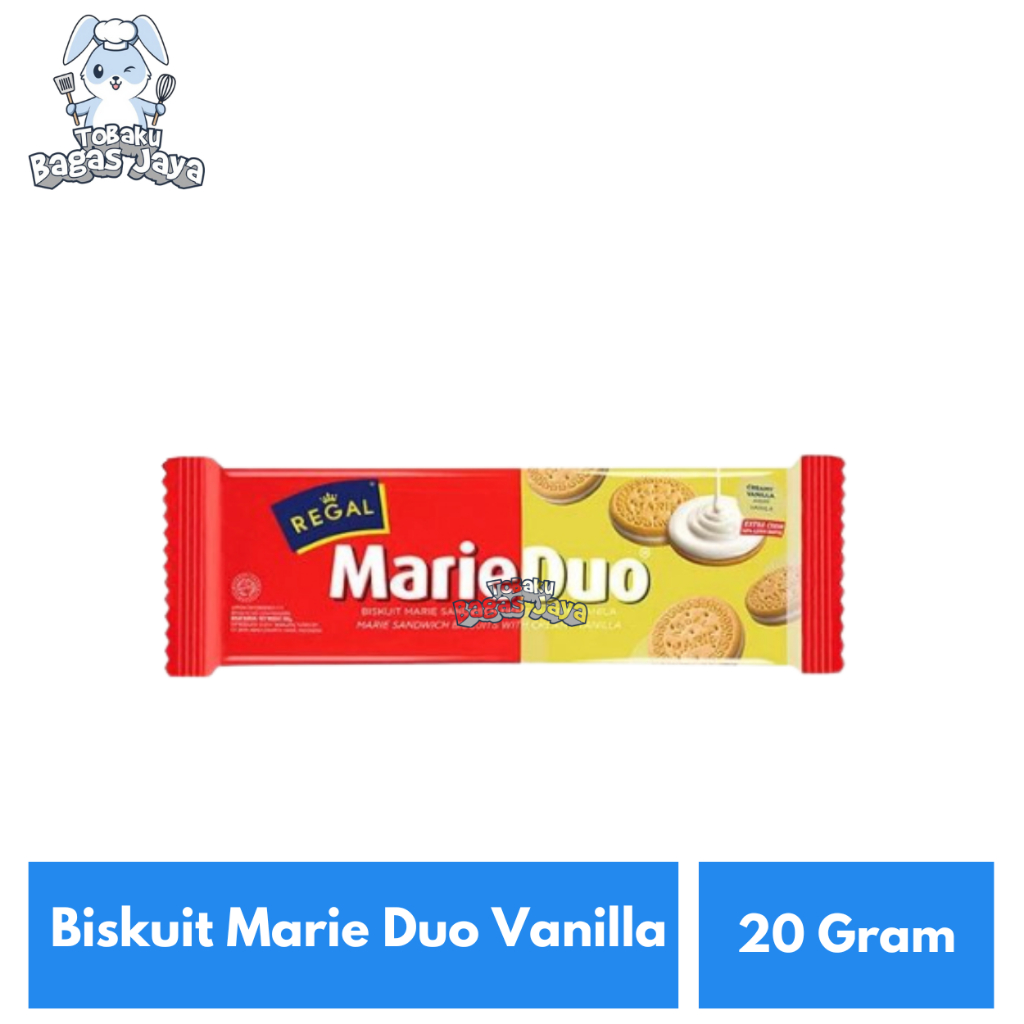 

Biskuit Marie Duo Vanilla 20 Gram