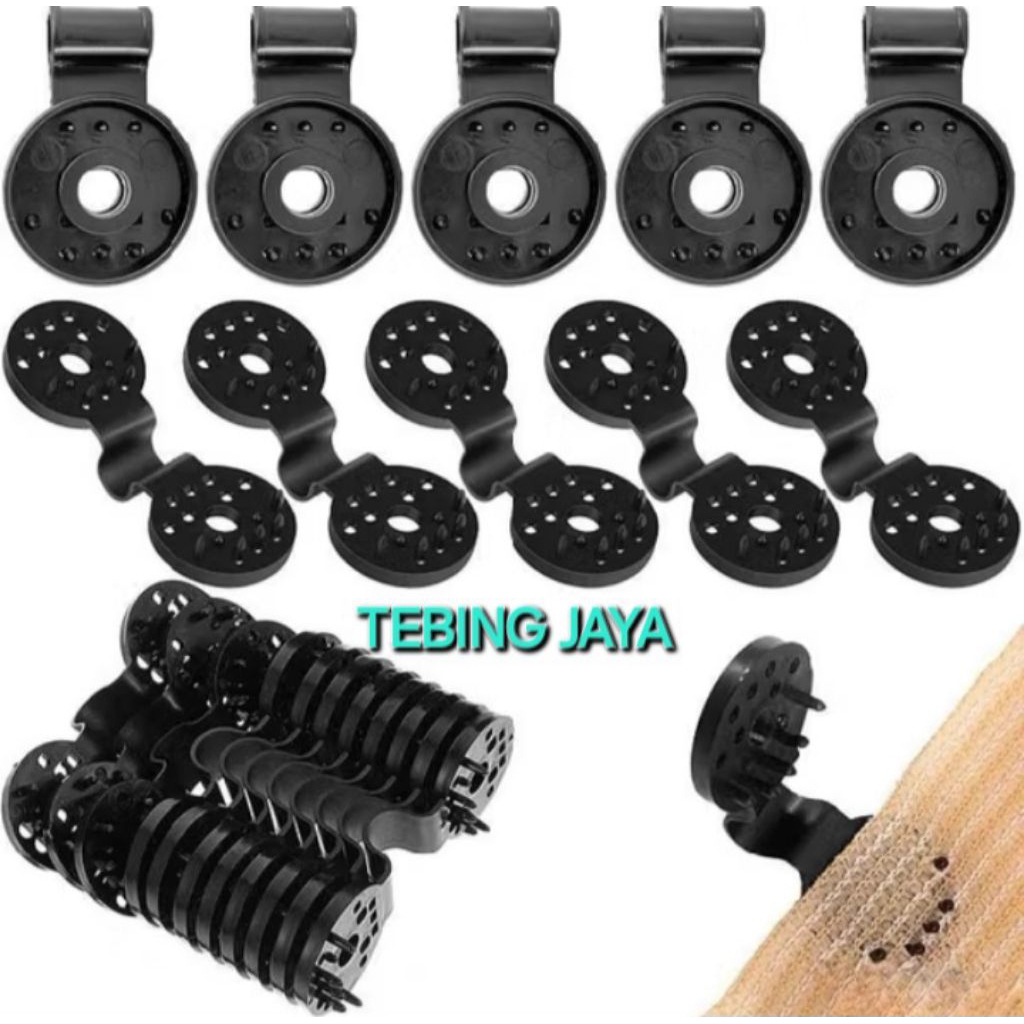 Klip penjepit paranet 50 pcs / klip universal / klip paranet bulat