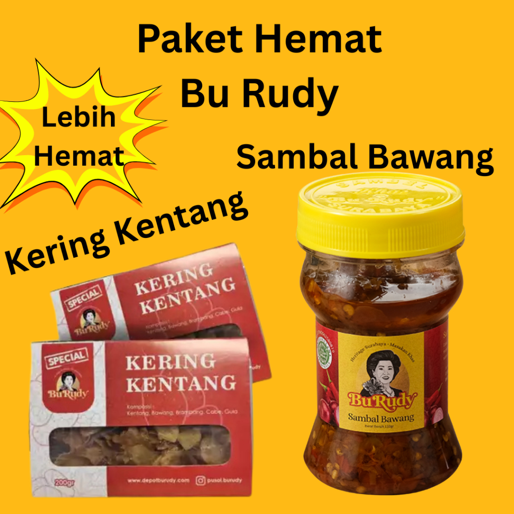 

Sambal Bawang Kering Kentang Bu Rudy Oleh Oleh Khas Surabaya